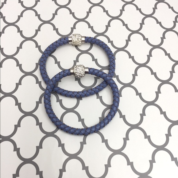 Jewelry - 🆕 Blue braided leather bracelet Jewelry - 🆕 Blue braided leather bracelet